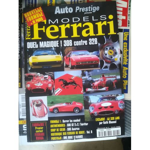 Auto Prestige 7 De 2000 Ferrari Rossa,330 Lm,308,328,330 America,F355,330 Gt 2 Plus 2