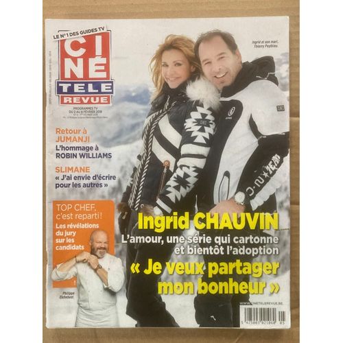 Ciné Télé Revue N 5 - 01/02/2018 - Ingrid Chauvin, Slimane, Robin Williams, Laura Laune, Justin Timberlake, Dakota Johnson, Fabrizio Rongione, Laurent Lafitte…