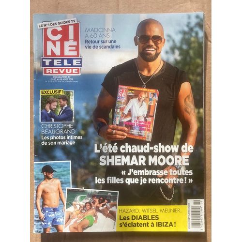 Ciné Télé Revue N 32 - 09/08/2018 - Shemar Moore, Madonna, Les Diables Rouges, Chrisrophe Beaugrand, Mila Kunis, Lindsay Lohan, Karine Ferri, Bruno Madinier… 