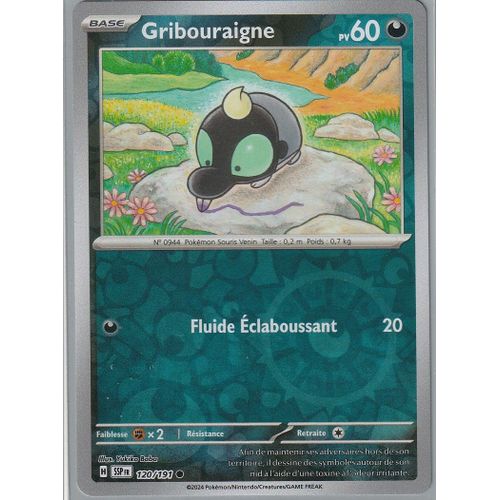 Carte Pokémon - Gribouraigne - 120/191 - Ev8 Etincelles Déferlantes