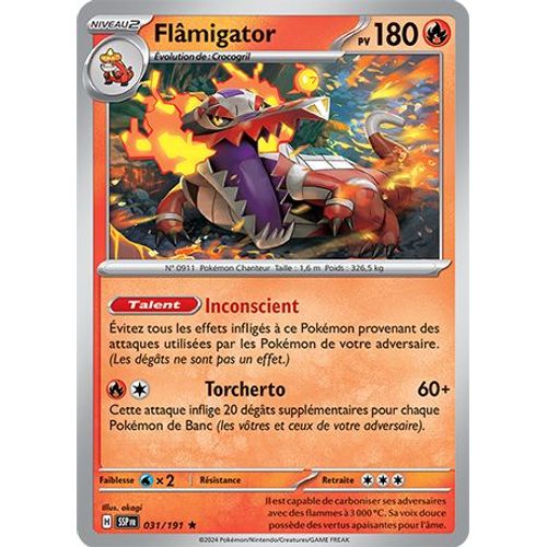 Flamigator - Holo - 031/191 - Etincelles Deferlantes