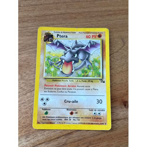 Carte Ptera Fossile 1/62