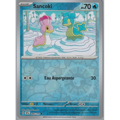 Carte Pokémon - Sancoki - 046/191 - Reverse - Ev8 Etincelles Déferlantes