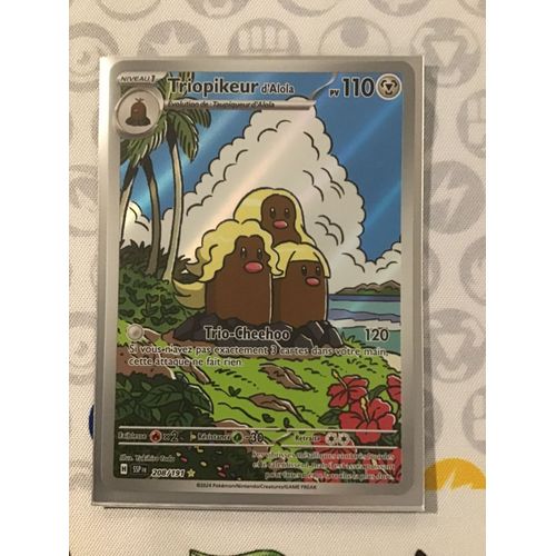 Triopikeur D¿Alola 208/191 Série Écarlate Et Violet Étincelles Déferlantes