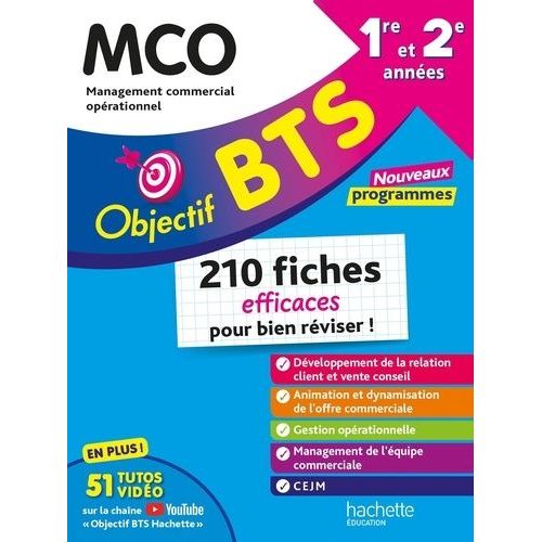 Bts Mco 1re Et 2e Année - 210 Fiches