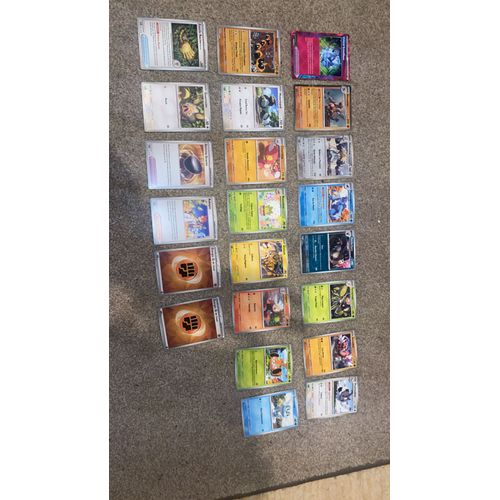 Lot De Carte Pokémon Avec Cristal Scintillant 142/142 , Rhinastoc Holo, Melmetal Holo Et D’Autre Carte