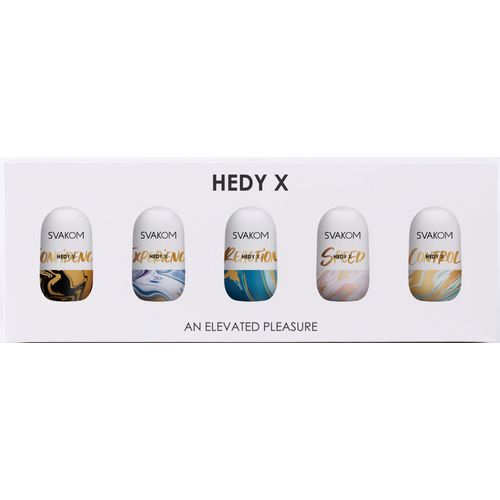 Svakom Masturbateurs Hedy X - 5 Oeufs De Masturbations (Speed, Control, Expérience, Confidence, Réaction)
