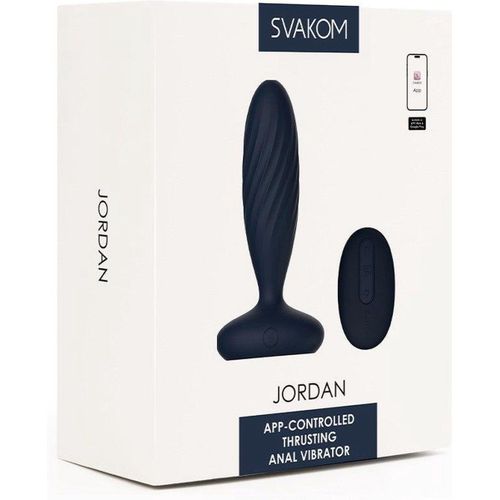 Svakom - Jordan Plug Anal App- Contorolled Thrusting Anal Vibrator