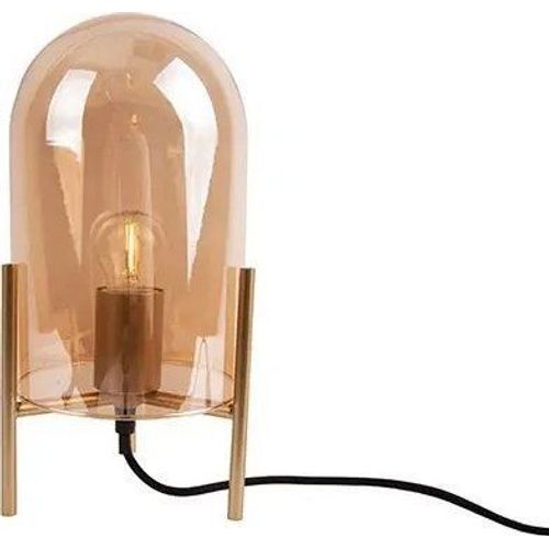 Leitmotiv - Lampe De Table Glass Bell - Marron