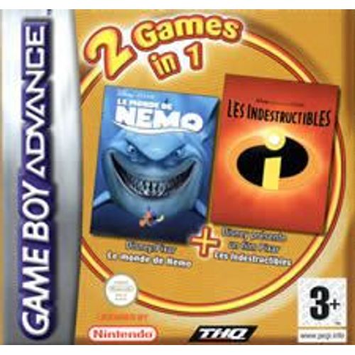 Le Monde De Nemo 1 + Indestructibles 1 Game Boy Advance