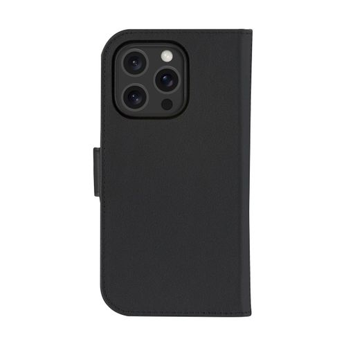 Étui Pour Apple Iphone 16 Pro Compatible Magsafe Folio 2 En 1 Modèle Lynge Dbramante1928 Noir