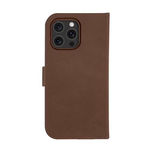 Étui Pour Apple Iphone 16 Pro Max Compatible Magsafe Folio 2 En 1 Modèle Lynge Dbramante1928 Marron