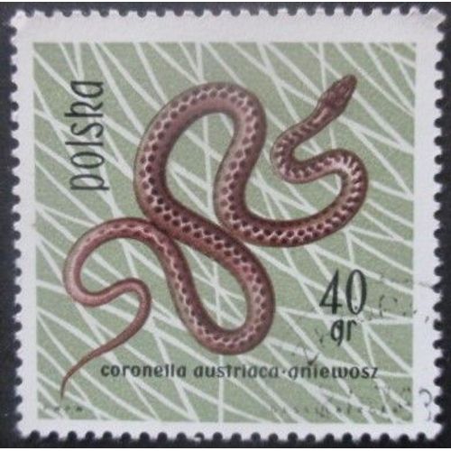 Pologne N°1260 Serpent Oblitéré