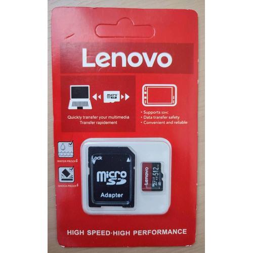 Lenovo A1 512 Go micro SDXC Carte mémoire flash - Class 10