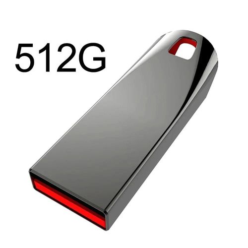 Clé USB en métal haute vitesse,clé USB 3.0,disque flash,clé USB,2 To,1 To,512 Go,mémoire SSD portable - Type dark grey 512GB