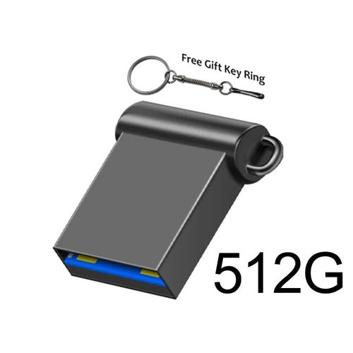 Mini clé USB haute vitesse,clé USB 3.0,clé USB portable,SSD,mémoire 1 To,2 To,512 Go,Super - Type dark gray 512GB #D