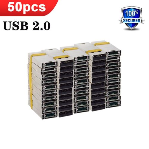 Clé Usb 2.0 de haute qualité,support à mémoire de 4GB 8GB 16GB 32GB 64GB 128GB,lecteur Flash - Type [50pcs USB 2.0]-2 GO