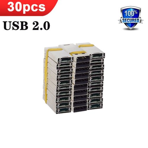 Clé Usb 2.0 de haute qualité,support à mémoire de 4GB 8GB 16GB 32GB 64GB 128GB,lecteur Flash - Type [30pcs USB 2.0]-4 GO