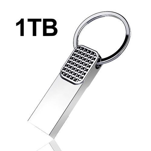 Haute Vitesse USB 3.0 2TB Noir Pen Drive 1TB Mémoire USB Flash Drive 512G Pendrive TYPE-C Cle USB Stick Portable SSD - Type silver 1TB #B