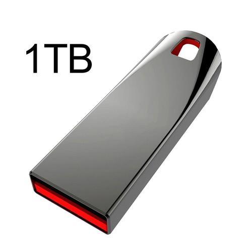 Clé USB 3.0 haute vitesse avec disque dur en métal,clé USB portable SSD,1 To,2 To - Type black-1TB