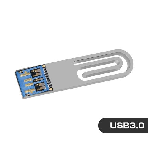 Clé USB 3.0 étanche avec porte-clés,support à mémoire de 4gb 8gb 16gb 32gb 64gb 128gb,lecteur flash - Type [silver USB 3.0]-16 GO