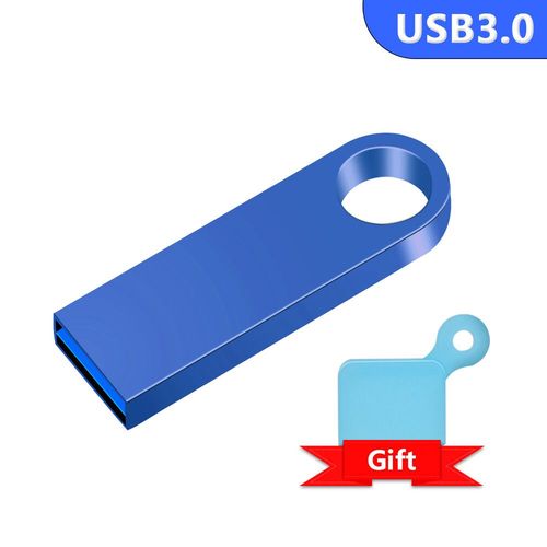 Clé USB 128 métallique haute vitesse,support à mémoire de 8 GB 16GB 32GB 64GB 3.0 GB 128 GB,lecteur Flash étanche - Type Blue-16 GO