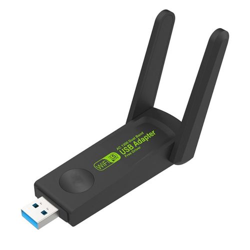 YIGETOHDE-Adaptateur Wifi USB sans fil,1300Mbps,1300Mbps,dongle Wifi,carte réseau USB,récepteur touriste 2.4G/5G pour PC,ordinateur de bureau,ordinateur portable - Type 1300Mbps