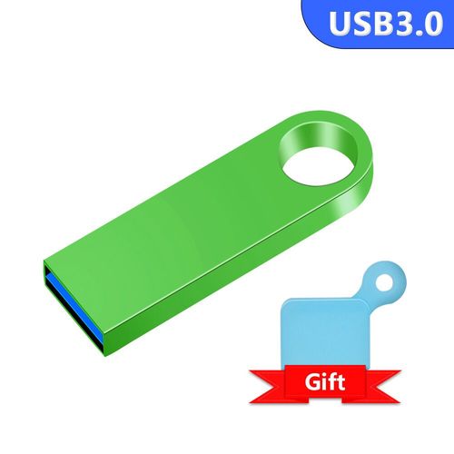 Clé USB 128 métallique haute vitesse,support à mémoire de 8 GB 16GB 32GB 64GB 3.0 GB 128 GB,lecteur Flash étanche - Type Green-8 GO