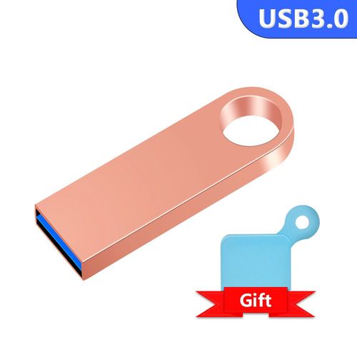 Clé USB 128 métallique haute vitesse,support à mémoire de 8 GB 16GB 32GB 64GB 3.0 GB 128 GB,lecteur Flash étanche - Type Rose Gold-16 GO