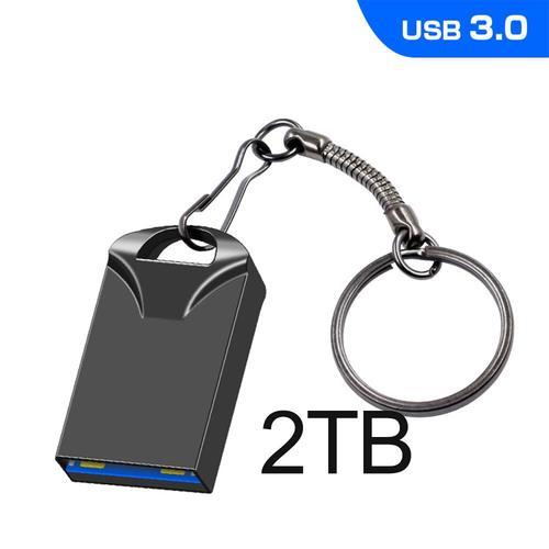 Mini clé USB portable,clé USB,clé USB,clé USB,disque U,mémoire,cadeau,1 To,2 To - Type YF-black-2TB