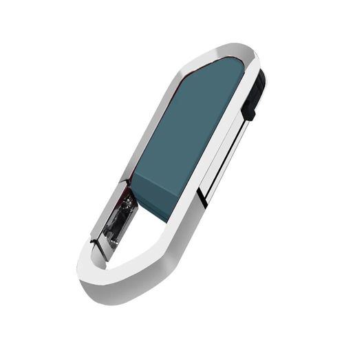 Clé Usb 2.0 haute vitesse pour PC,support à mémoire de 4GB 32GB 16GB 64gb 128GB,équipement de stockage en métal,porte-clés - Type [Gray USB 2.0]-4 GO