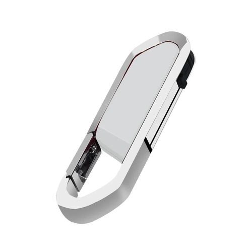 Clé Usb 2.0 haute vitesse pour PC,support à mémoire de 4GB 32GB 16GB 64gb 128GB,équipement de stockage en métal,porte-clés - Type [Silver USB 2.0]-4 GO