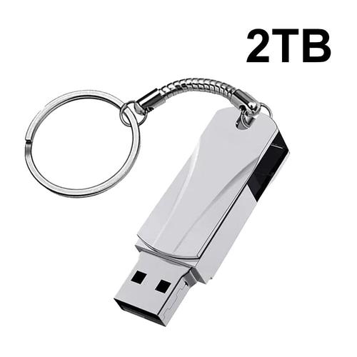 Clé USB 3.0 portable à très haute vitesse,clé USB OTG,clé USB,16 To,mémoire 8 To,4 To,2 To - Type silver 2TB #C