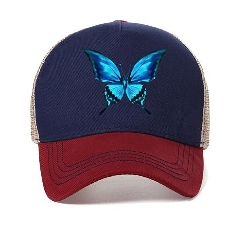 Casquette De Baseball Avec Pendentif Papillon Et Fleur Pour Femme,Streetwear Ajustable,Chapeau De Camionneur,Nouvelle Mode,Été