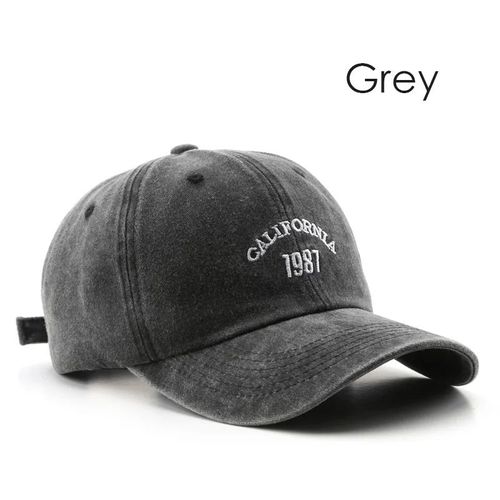 Casquette De Baseball Unisexe En Coton Lavé,Chapeau Brodé Rétro,Casquettes De Soleil D'été,Chapeaux Snapback,Mode Pour Femmes Et Hommes,1987