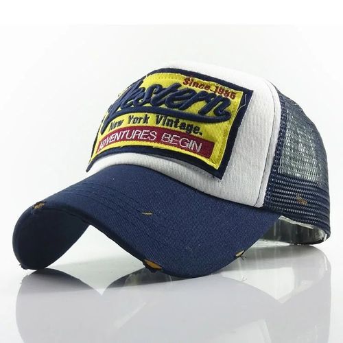 Chapeaux De Camionneur Vintage Pour Hommes Et Femmes,Casquettes De Baseball Brodées En Maille Respirante,Snapback,Chapeau De Papa D'été,New York Occidental,Depuis 1985