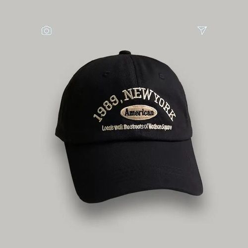 Coréen Rétro Baseball Chapeau Femmes Automne Hiver Polyvalent Ins Rue Lettre Brodé Casquettes D'été Couple Hommes