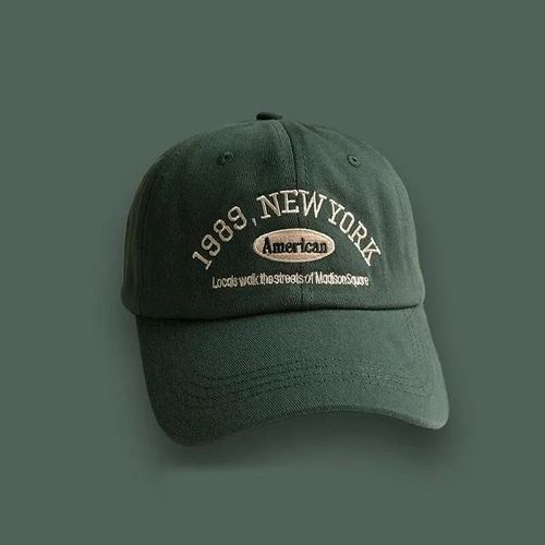 Coréen Rétro Baseball Chapeau Femmes Automne Hiver Polyvalent Ins Rue Lettre Brodé Casquettes D'été Couple Hommes
