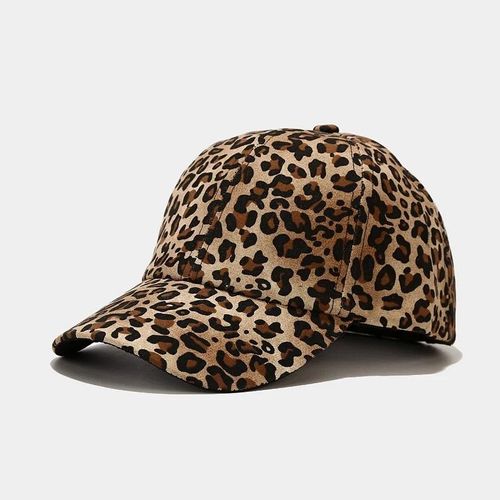 Casquette De Baseball Unisexe Imprimé Léopard,Queue De Cheval,Chapeaux De Sport Hip Hop,Accessoires