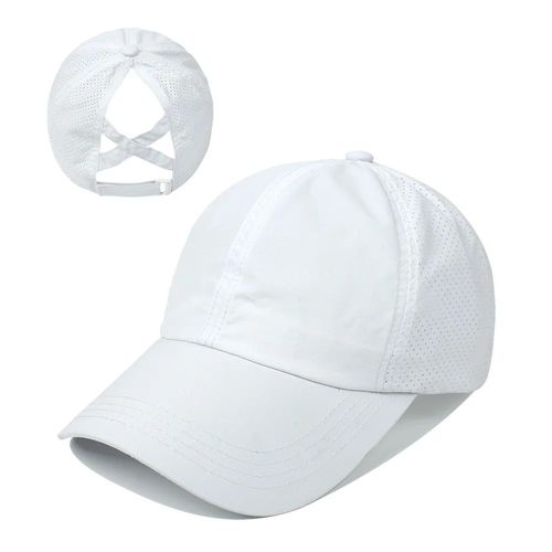 Casquette De Baseball Pour Queue De Cheval Pour Femmes,Chapeau De Camionneur,Pour Sports De Plein Air,Croisé,À Rabat,Ajustable,2023