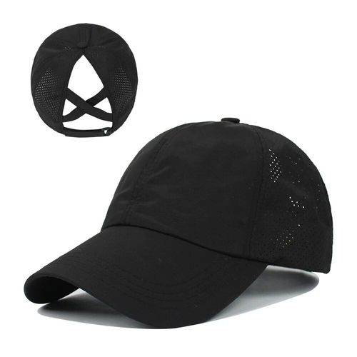 Casquette De Baseball Pour Queue De Cheval Pour Femmes,Chapeau De Camionneur,Pour Sports De Plein Air,Croisé,À Rabat,Ajustable,2023
