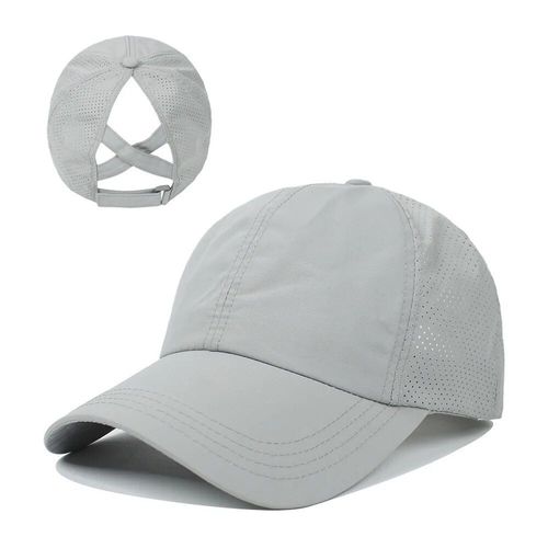 Casquette De Baseball Pour Queue De Cheval Pour Femmes,Chapeau De Camionneur,Pour Sports De Plein Air,Croisé,À Rabat,Ajustable,2023