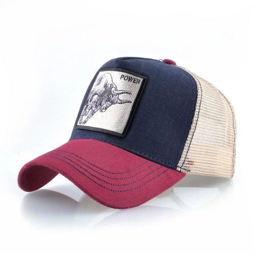 Casquette De Baseball Pour Hommes Et Femmes,Style Hip Hop,Avec Animaux Brodés,En Maille Respirante,Streetwear,Été