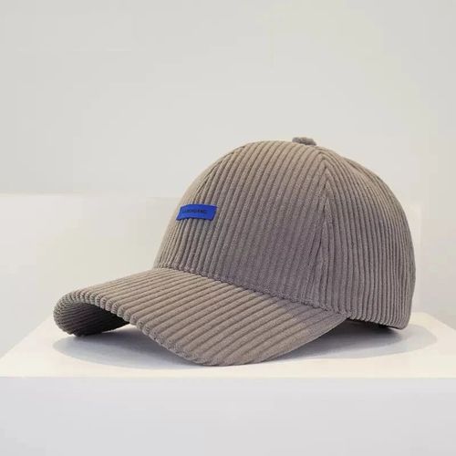 Casquette De Baseball En Velours Côtelé Pour Femme,Chaude,Rigide,Version Coréenne,Pour Couple,Avec Visière Solaire