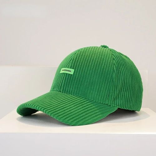 Casquette De Baseball En Velours Côtelé Pour Femme,Chaude,Rigide,Version Coréenne,Pour Couple,Avec Visière Solaire