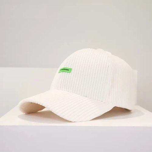 Casquette De Baseball En Velours Côtelé Pour Femme,Chaude,Rigide,Version Coréenne,Pour Couple,Avec Visière Solaire