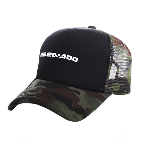 Casquette De Baseball Unisexe Pour Hommes,Chapeau De Camionneur,Chapeau D'été Cool,Filet En Maille,Seadoo Moto,Mz-139