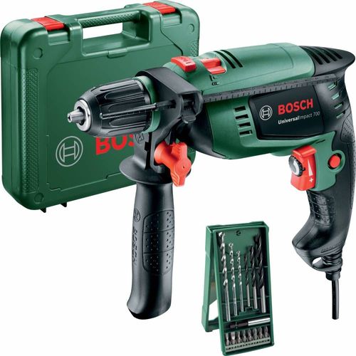 1 X PERCEUSE BOSCH-V 701W UNIVER. KIT IMP.700