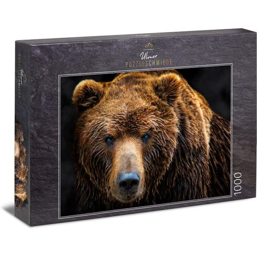 Puzzle Grizzly: Puzzle 1000 Pièces - L'ours En Gros Plan - Un Puzzle Animal Moderne
