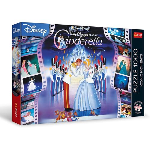 Qualité Premium Plus Puzzle Iconic Moments : Cendrillon - 1000 Pièces, Série De Puzzles Avec Les Personnages Préférés, Pièces Parfaitement Assorties, Pour Adultes Et Enfants À Partir De 12 Ans